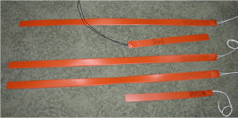 Silicone Battery Heater Strips