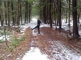 Judy heads off to Massachusetts to visit David where we become snow chasers - looking for the last remnants of skiable snow. Clearly we didn't do so well here.