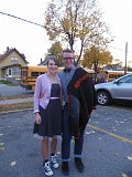 Maya dresses up 50's style for the fall dance.